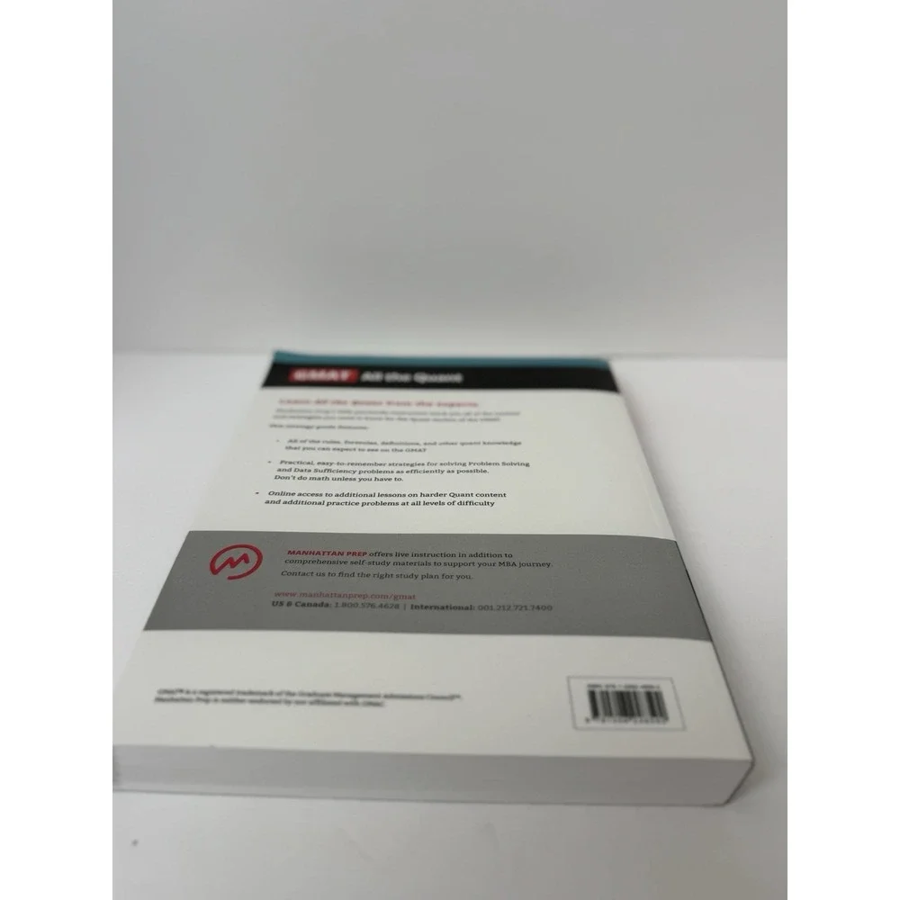 Manhattan‎ Prep GMAT All the Quant 2019 7th ed. Strategy Guide